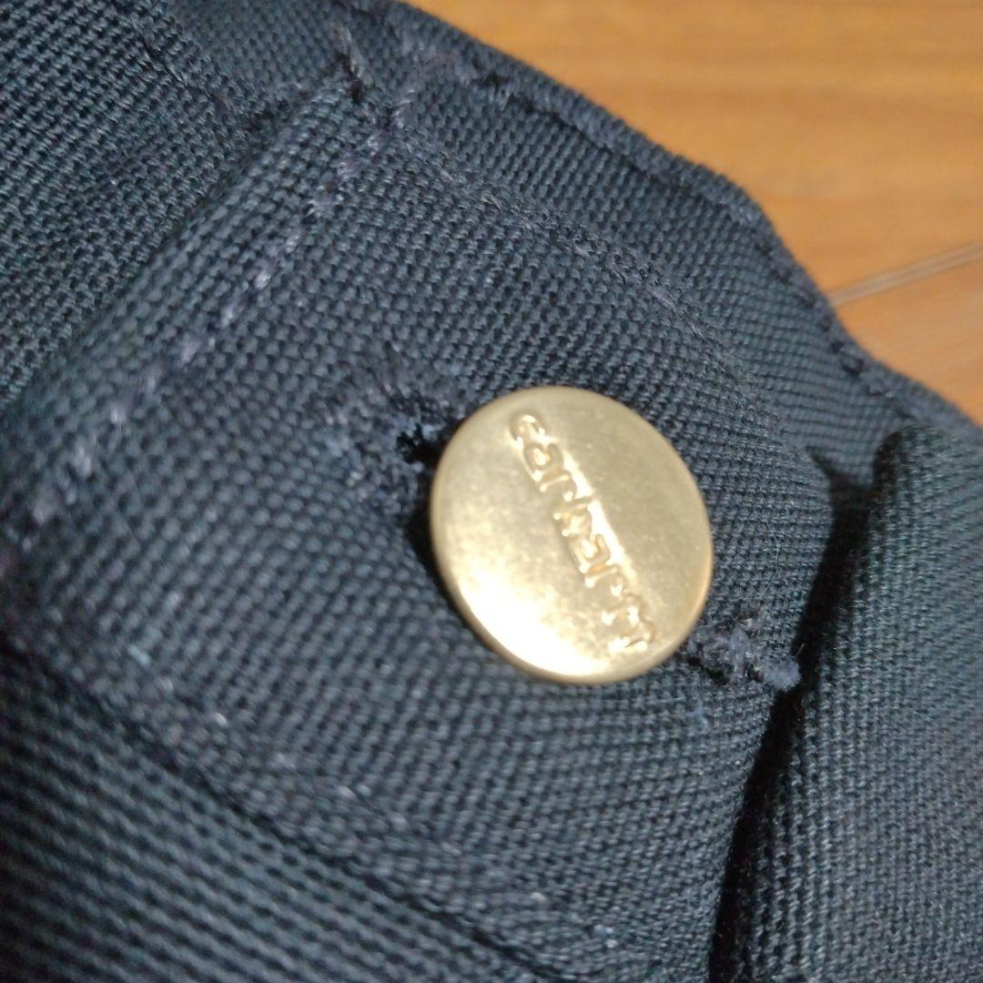 ★米国製本物レアサイズ！W32*L28CARHARTTダブルニーB01ブラック