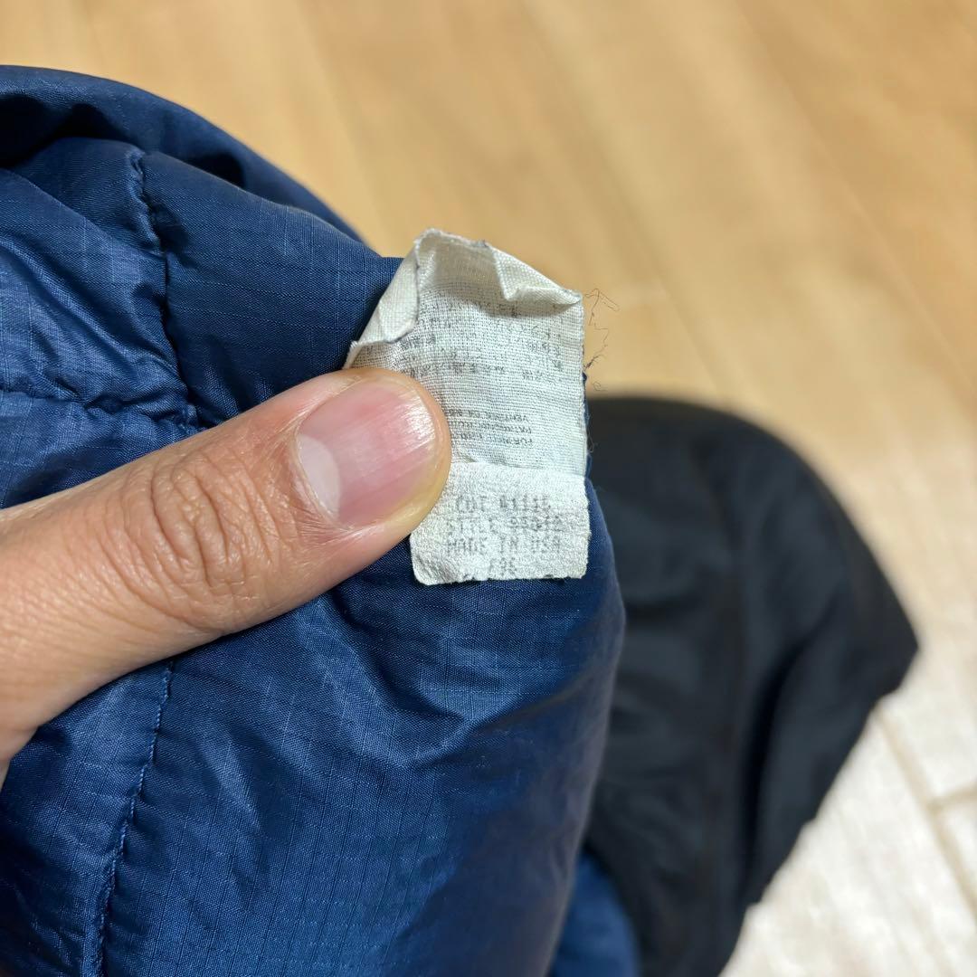 96's patagonia usa製 puff ball vest black