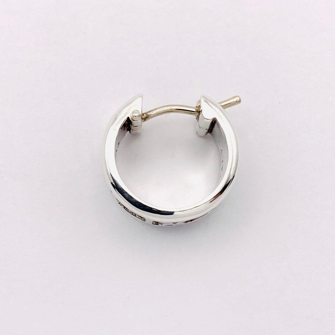 美品 オールドティファニー アトラス フープ ピアス シルバー925 片耳