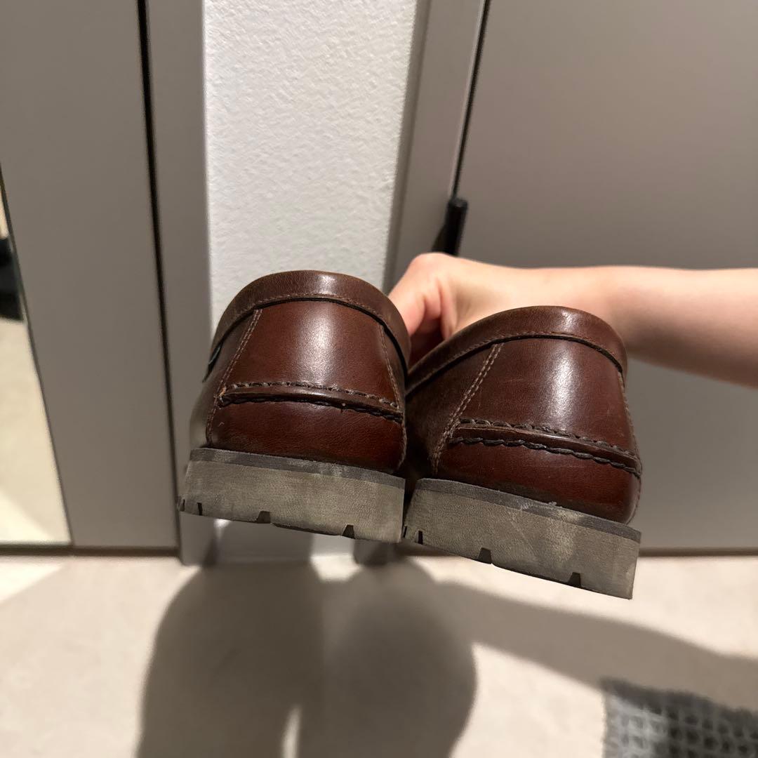 パラブーツ　CORAUX MARINE ブラウン　ローファー