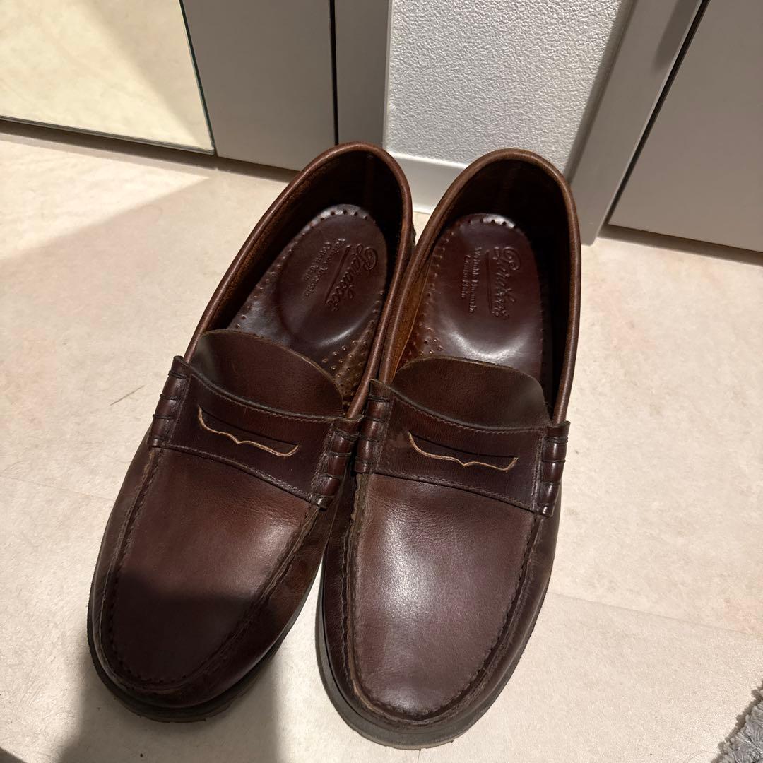 パラブーツ　CORAUX MARINE ブラウン　ローファー