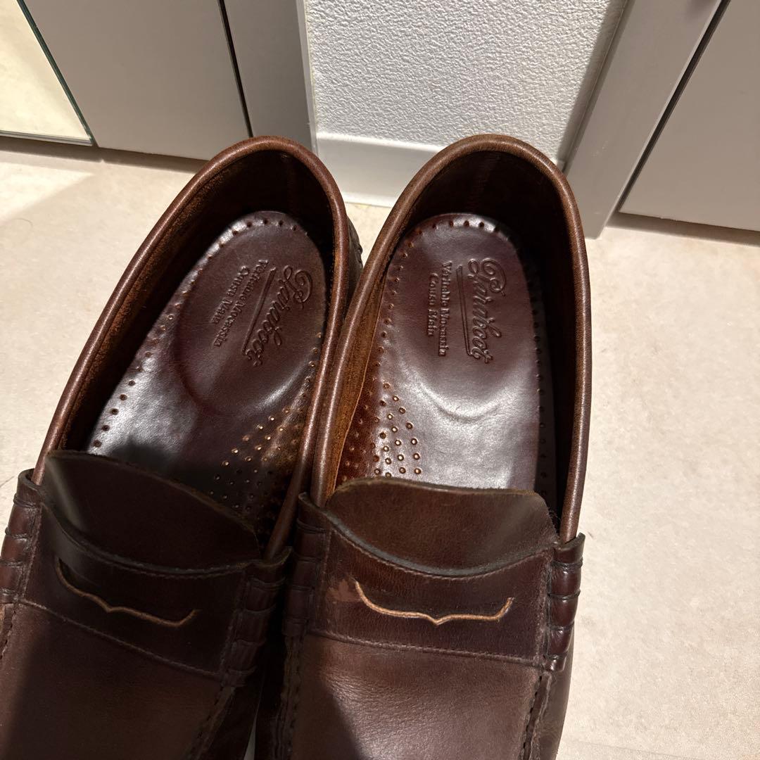 パラブーツ　CORAUX MARINE ブラウン　ローファー