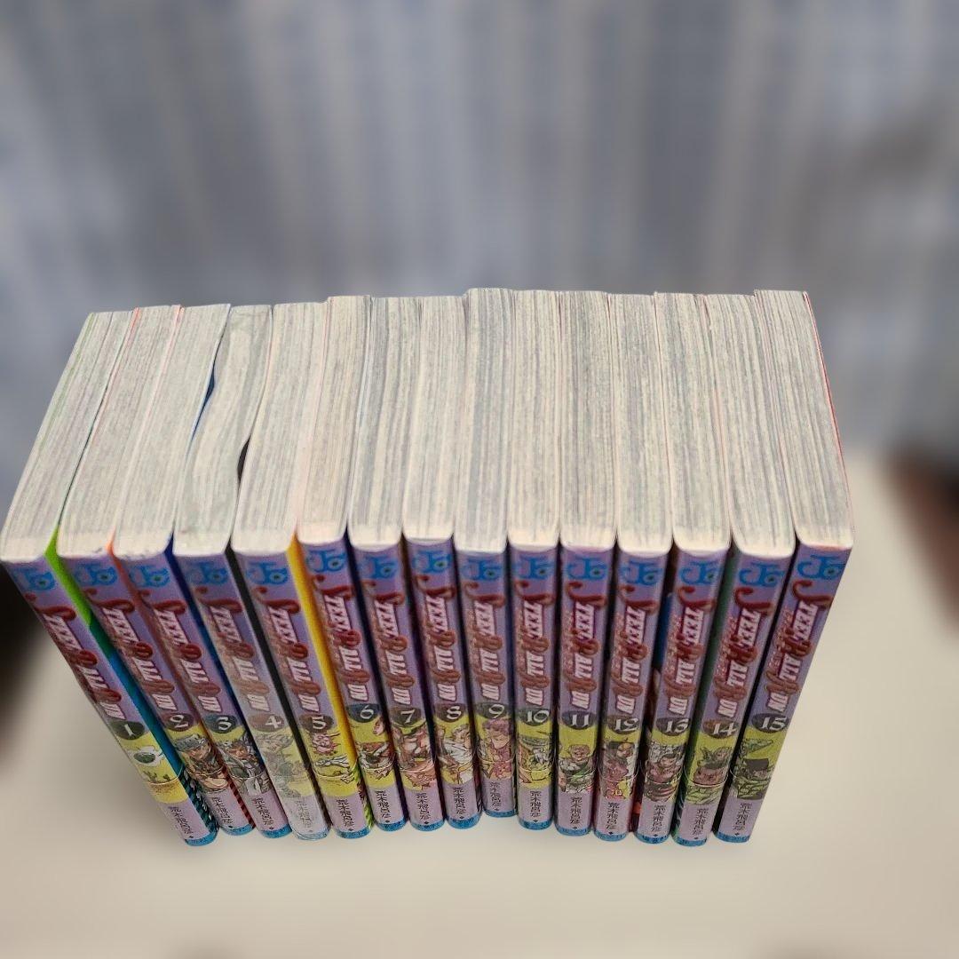 ジョジョの奇妙な冒険 第6部 全巻 第7部 01~15 初版 帯 短編集 セット