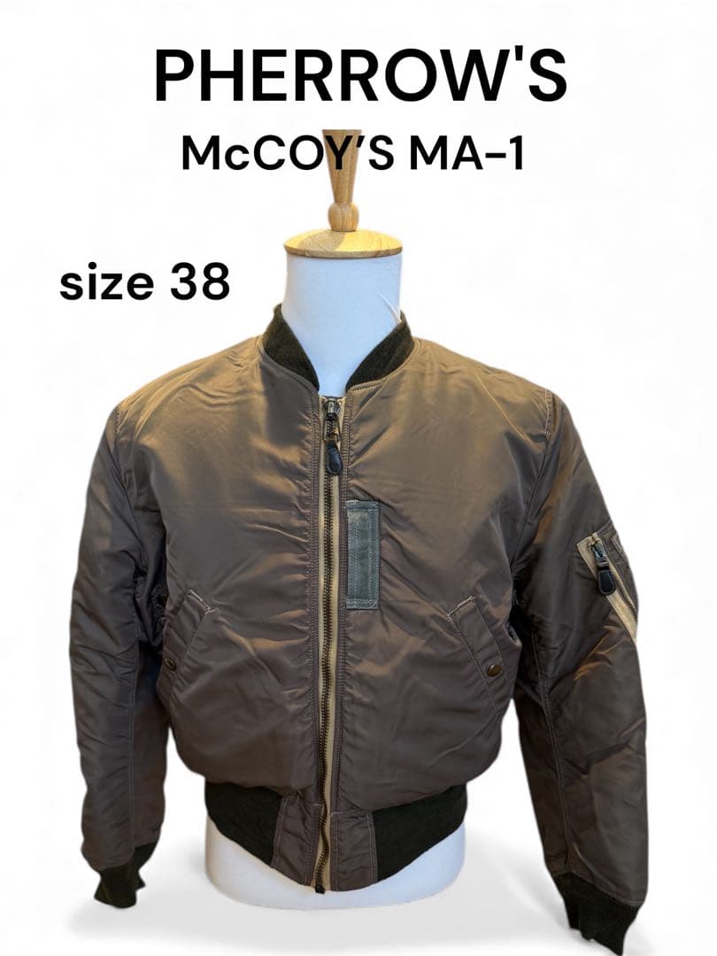 フェローズ PHERROW'S MA-1 CCM-18587 ※修正箇所あり