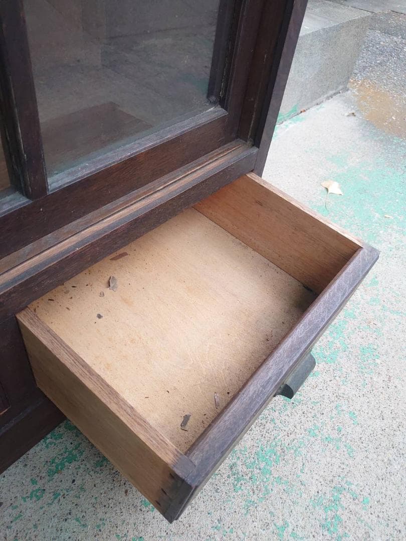 【絶品！】昭和アンティーク家具　昭和レトロ　旧家　発掘　ガラス戸　古材