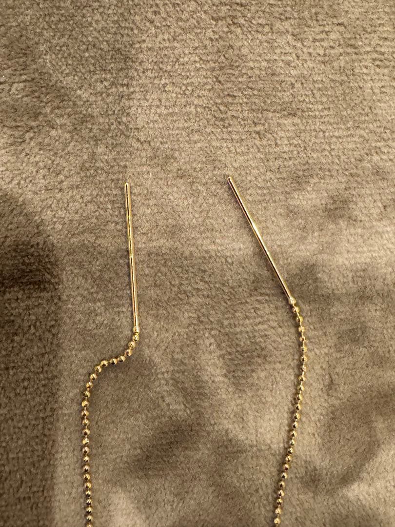 ENEYエネイPIXEL K18YG CHAIN PIERCED チェーンピアス