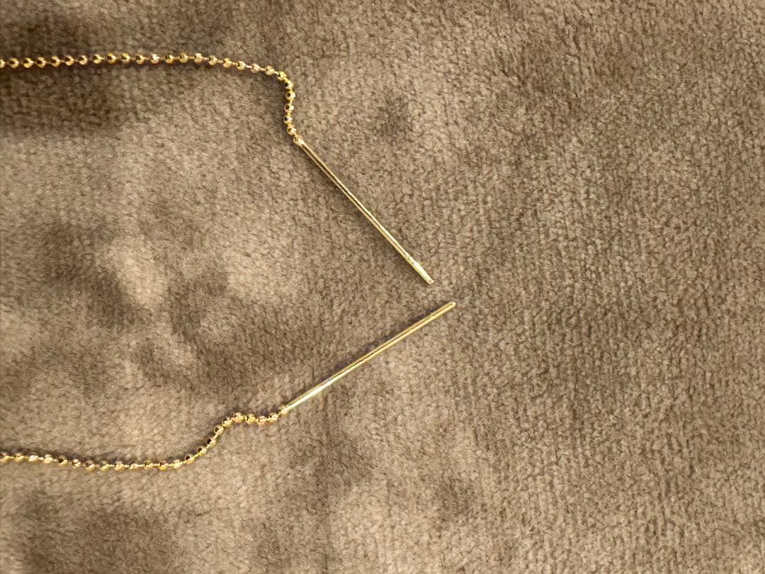 ENEYエネイPIXEL K18YG CHAIN PIERCED チェーンピアス