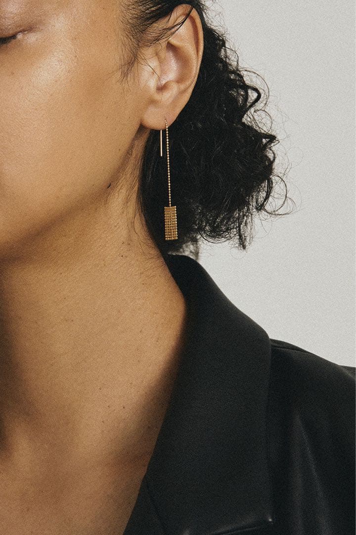 ENEYエネイPIXEL K18YG CHAIN PIERCED チェーンピアス