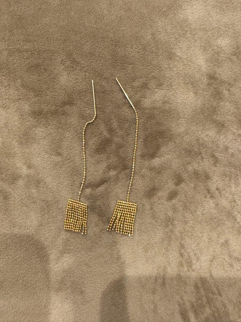 ENEYエネイPIXEL K18YG CHAIN PIERCED チェーンピアス