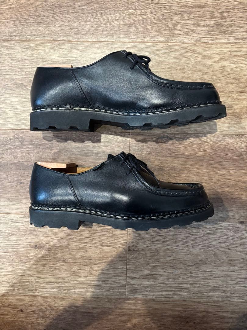 値下げParaboot MICHAEL パラブーツ ミカエル 42 8 ブラック