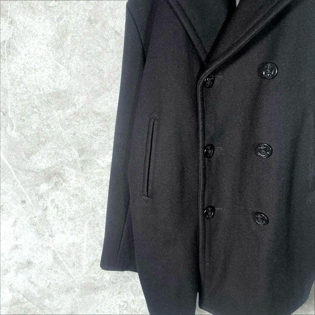 美品 Polo by Ralph Lauren ピーコート ブラック Lサイズ