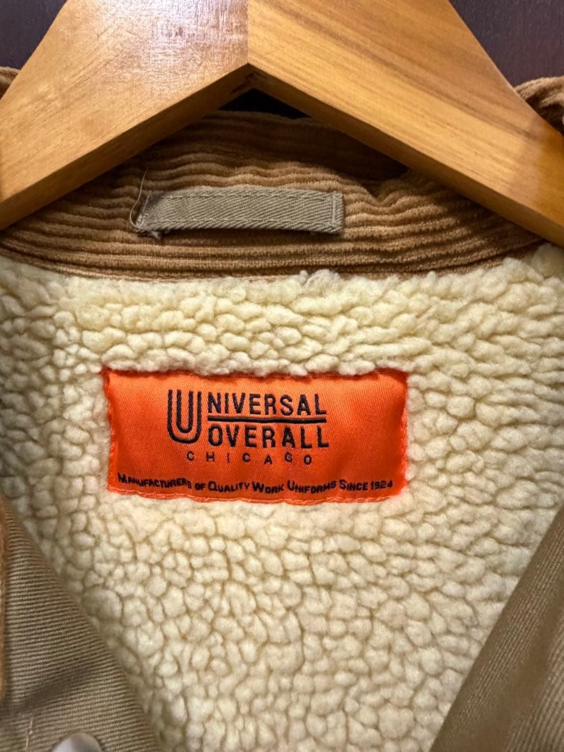 【別注】ユニバーサルオーバーオール×ジーンズファクトリー ボアコーチジャケット