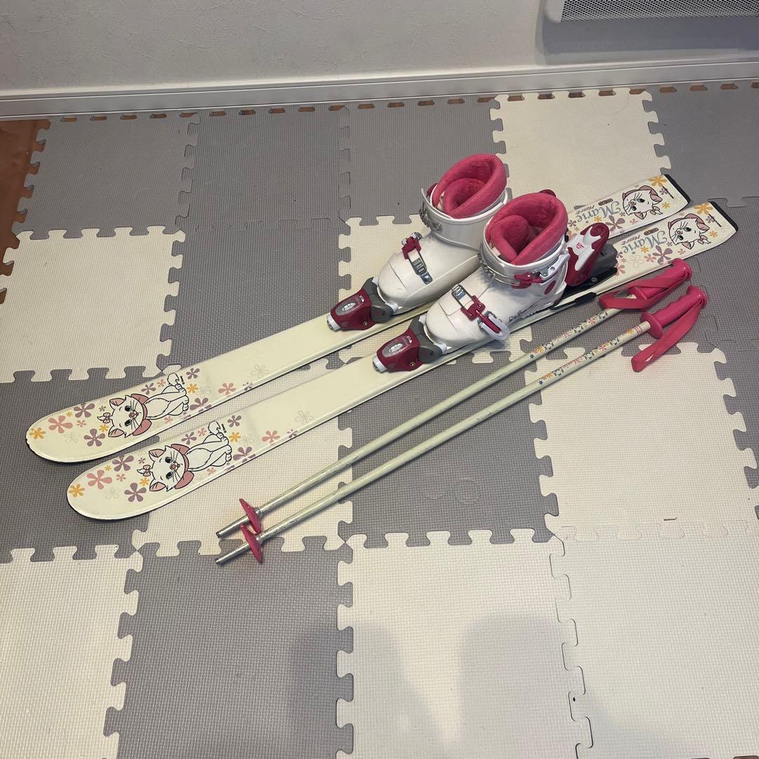 スキー3点セット Hart スキー110cm ビッグホーン ブーツ19.0cm