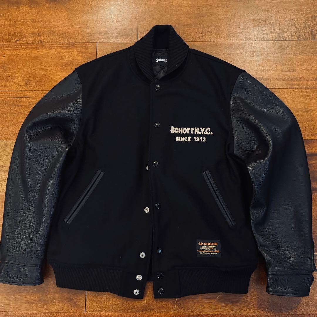 SCHOTT SKOOKUM スタジャン　Lサイズ