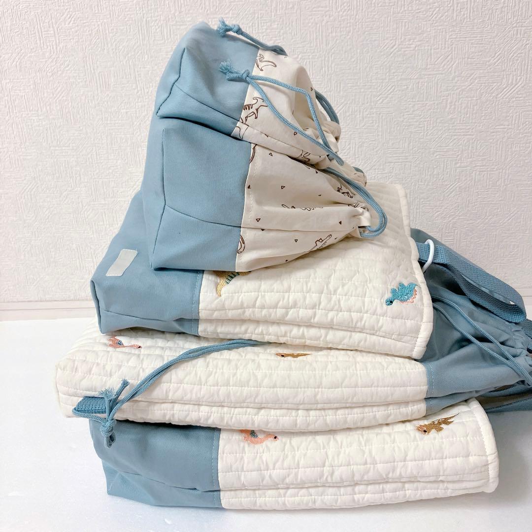 上履き入れ　お布団袋　ナップサック　お弁当袋　コップ袋