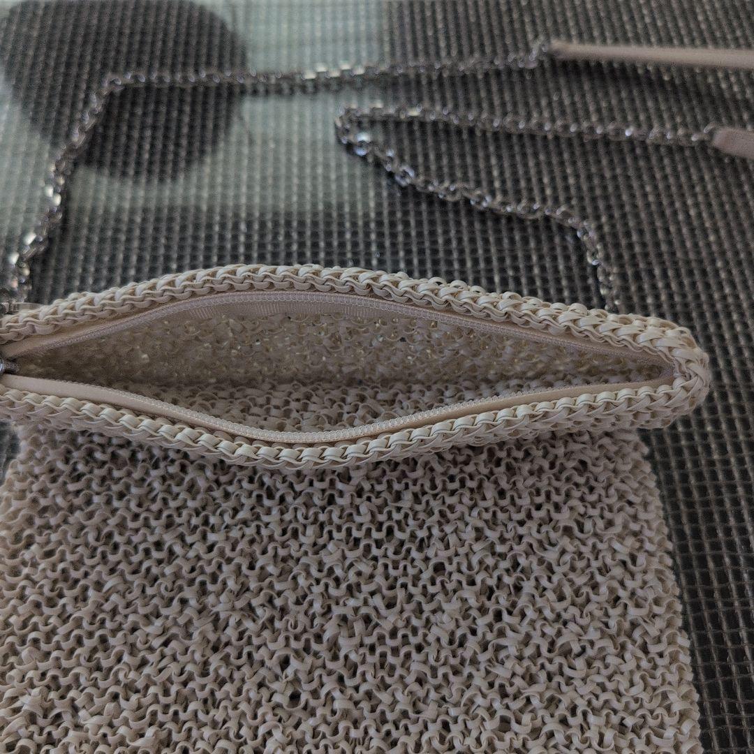 ANTEPRIMA リナッシェレのマットアイボリー色 　ショルダーバッグ