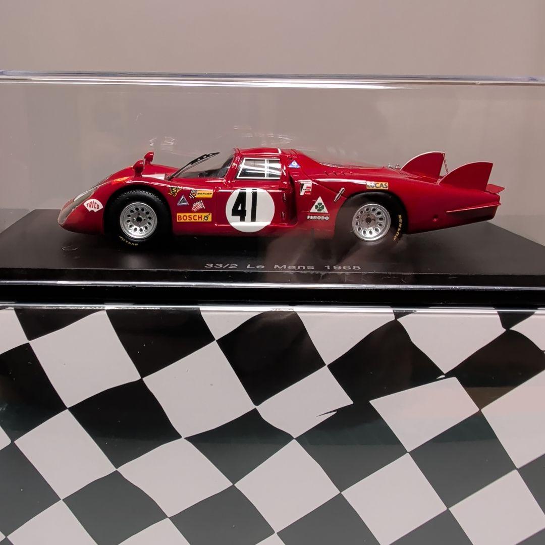【未開封美品】1/43 スパーク アルファロメオ 33/2 LM 1968