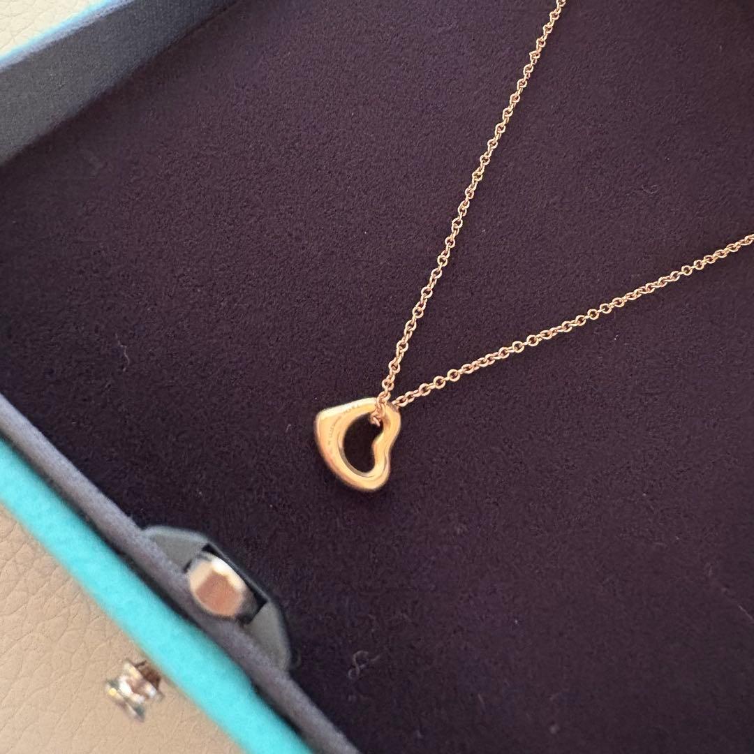 Tiffany＆co オープンハートペンダント ピンクゴールド