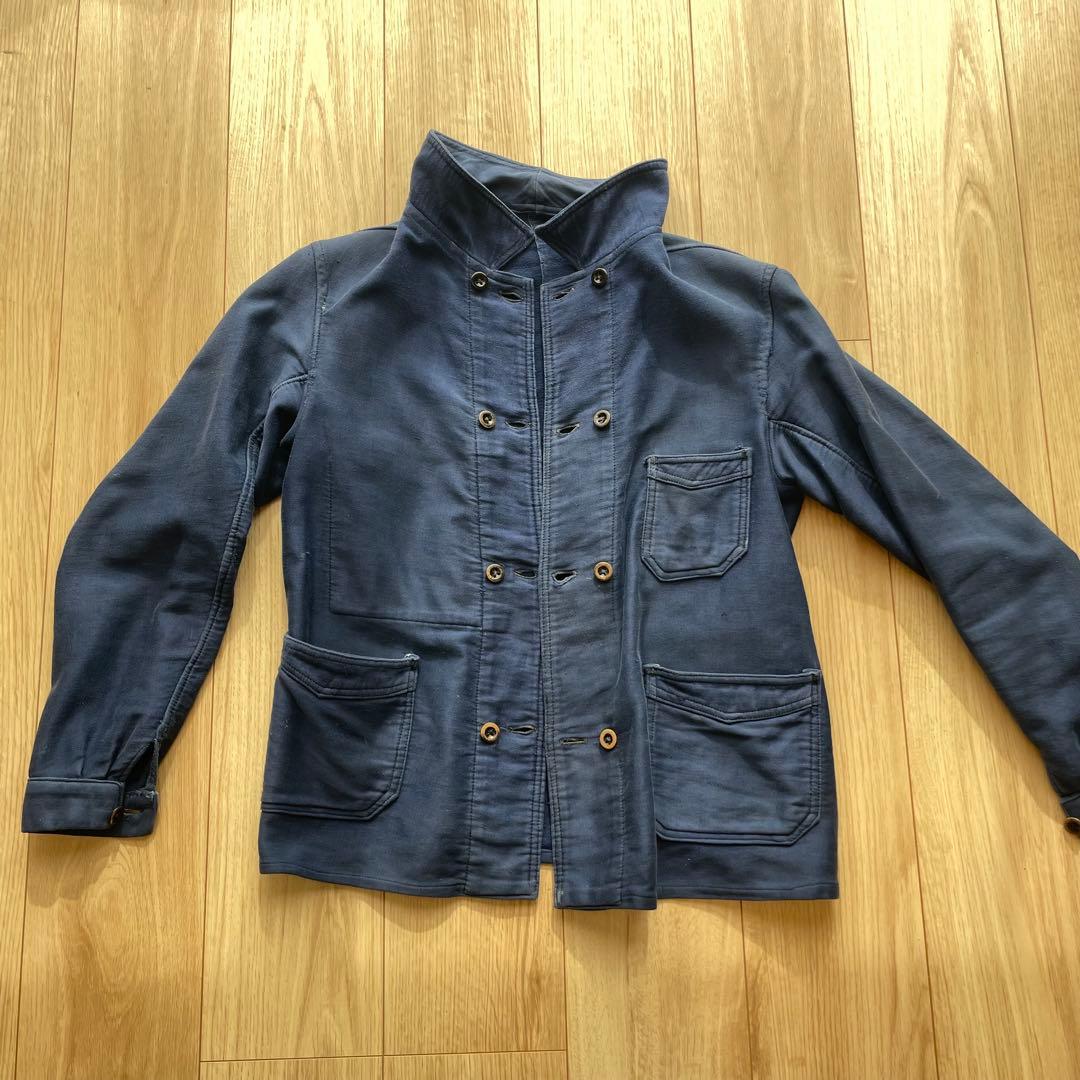 ジャケット・アウター French double breasted moleskin jacket