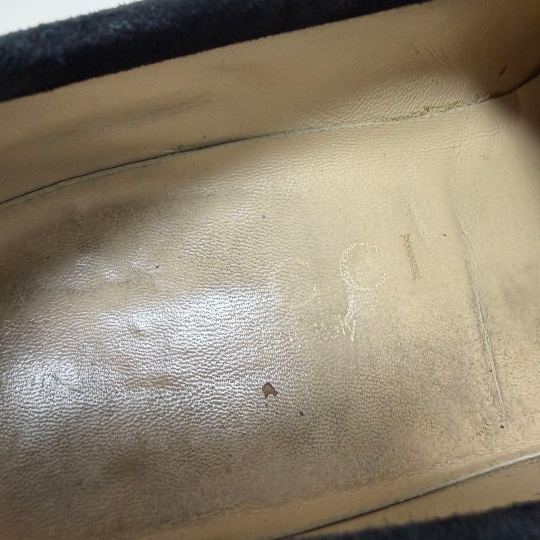 グッチ　ホースビット　黒　スエード　ローファー　39.5サイズ