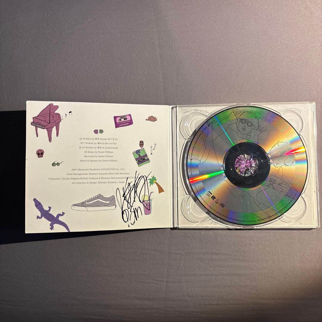 【美品】サイン入り 唾奇×SweetWilliam jasmine CD