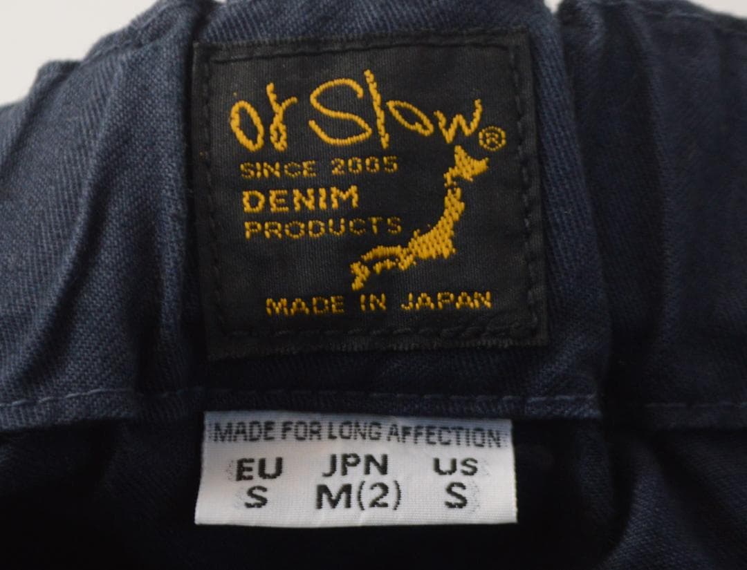 古着　Orslow/オアスロウ　フレンチワークパンツ M(2)　ネイビー
