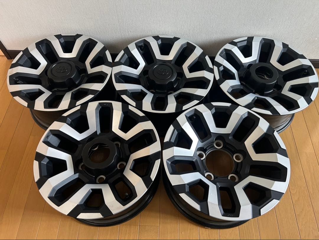 新車外し再再販ランドクルーザー 70純正16in 7J ±0 PCD150 5本