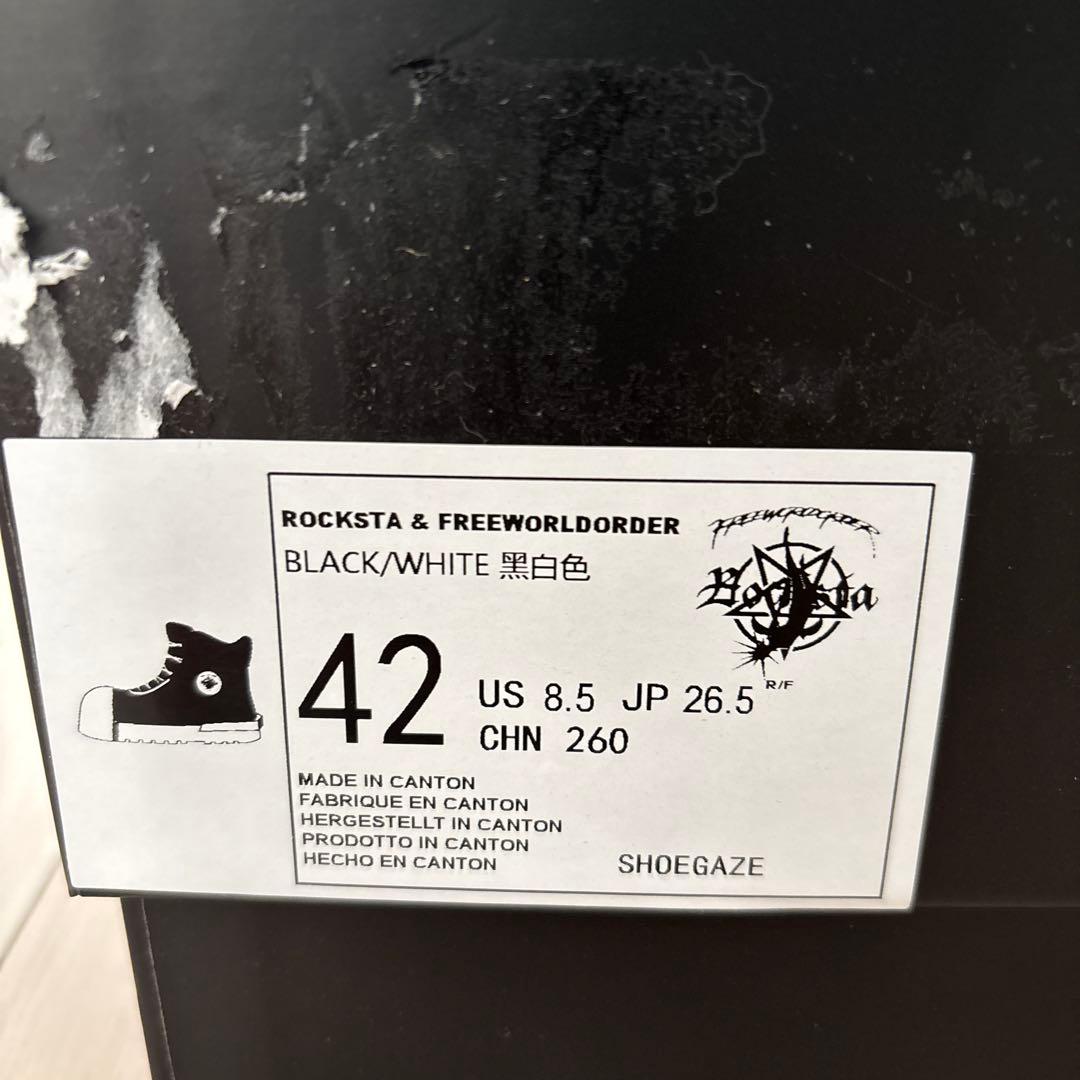 靴 FVVO&ROCKSTA HIGH TOP BOOTS