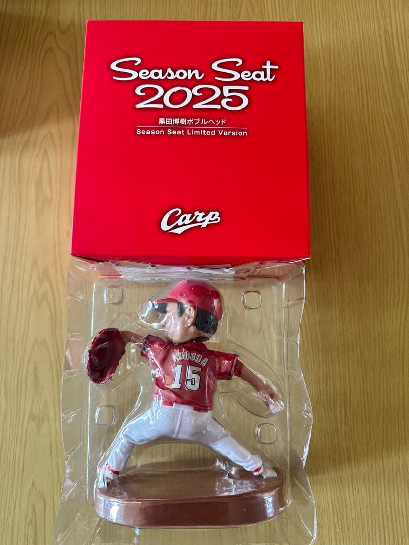 カープ　新井監督・黒田博樹ボブルヘッド、エディオンピースウイング広島　3点セット