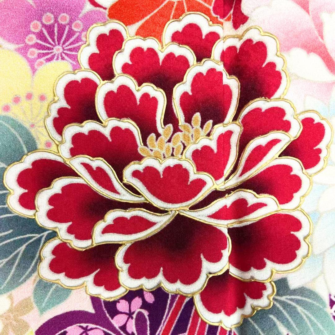 ≪早い者勝ち≫【美品】 振袖セット 成人式 正絹 古典柄 振袖 黄色 S91 ●