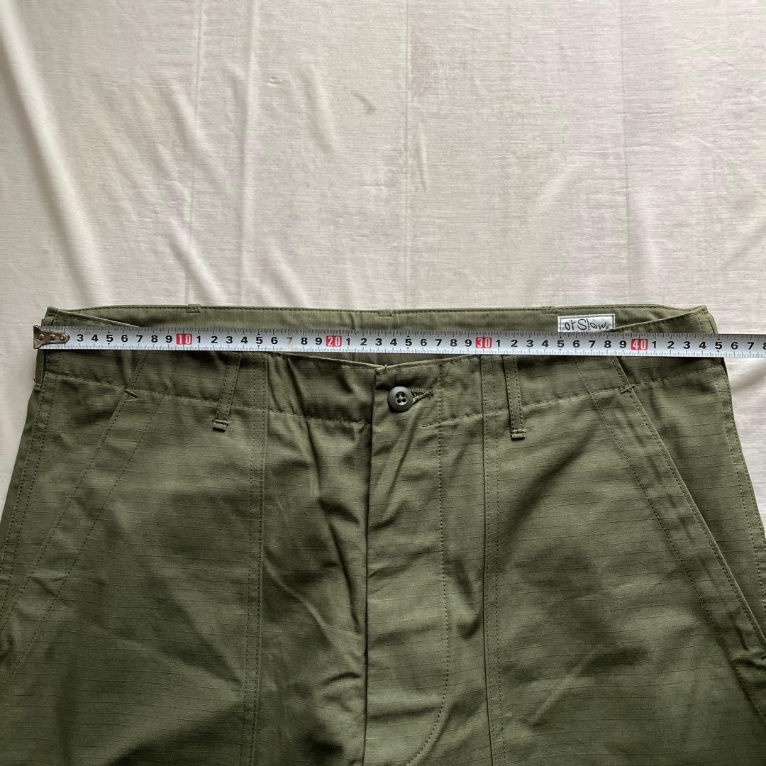 orslow /ファティーグパンツ ベイカーパンツ リップストップ XL