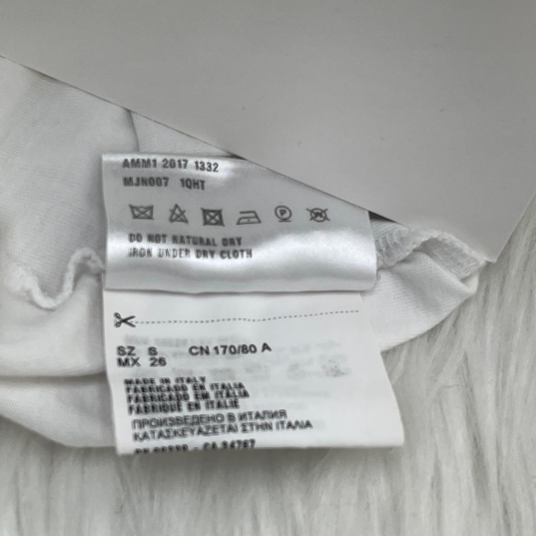 ミュウミュウ　半袖Ｔシャツ　ホワイト　ロゴ Sサイズ　MIUMIU