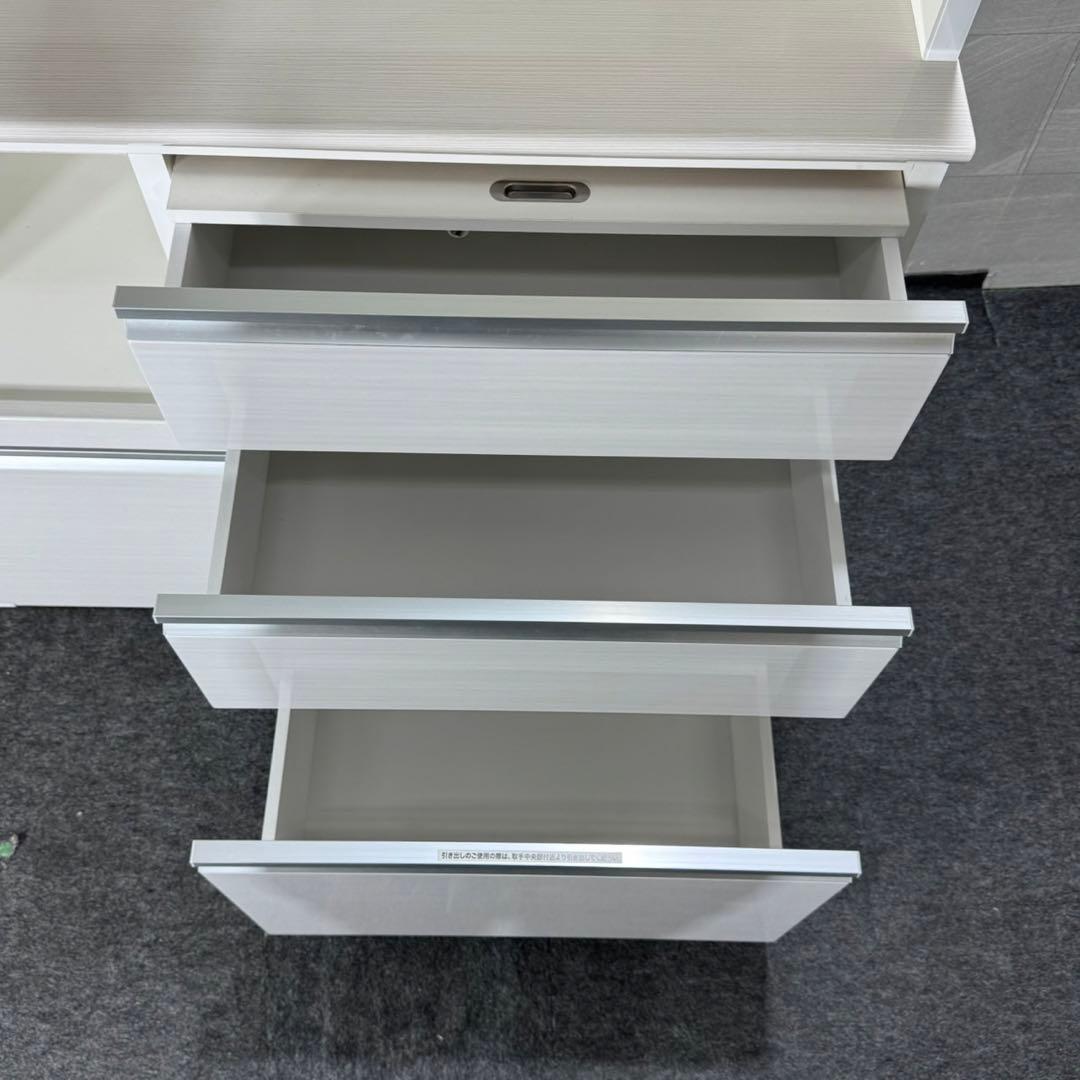 松田家具 キッチンボード コンパス 幅100cm 食器棚 作業台 d5004