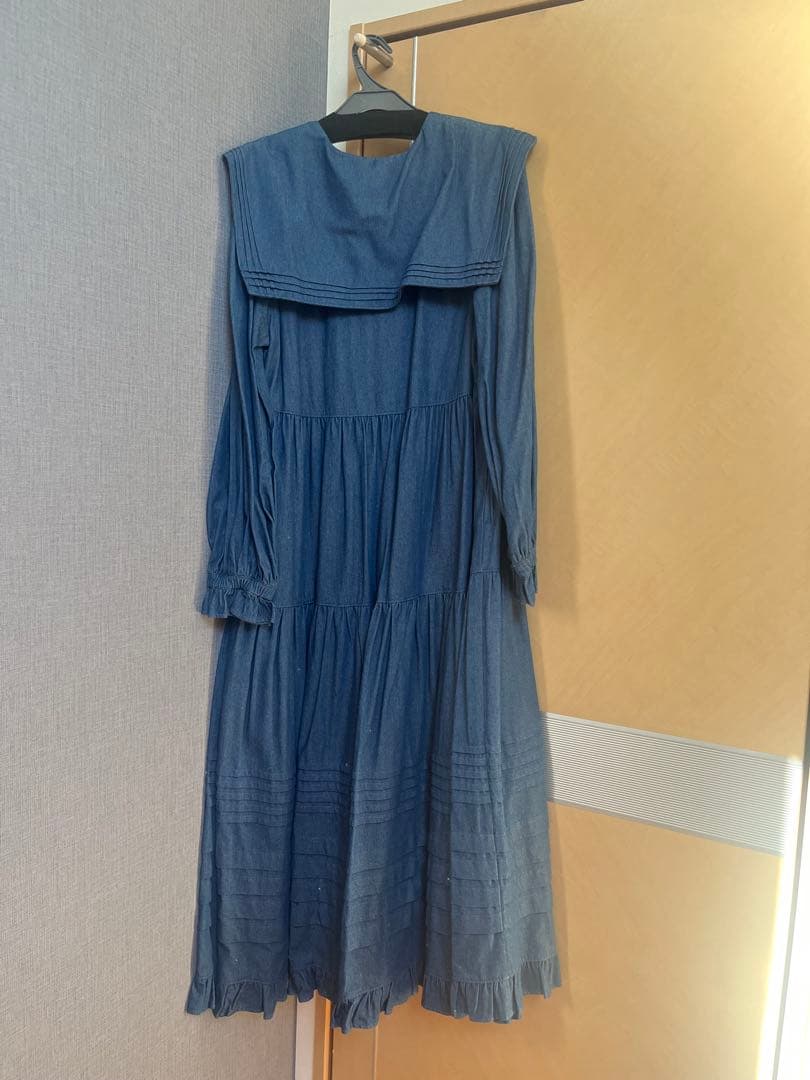 Candy stripperデニムセーラーワンピースキャンディストリッパー