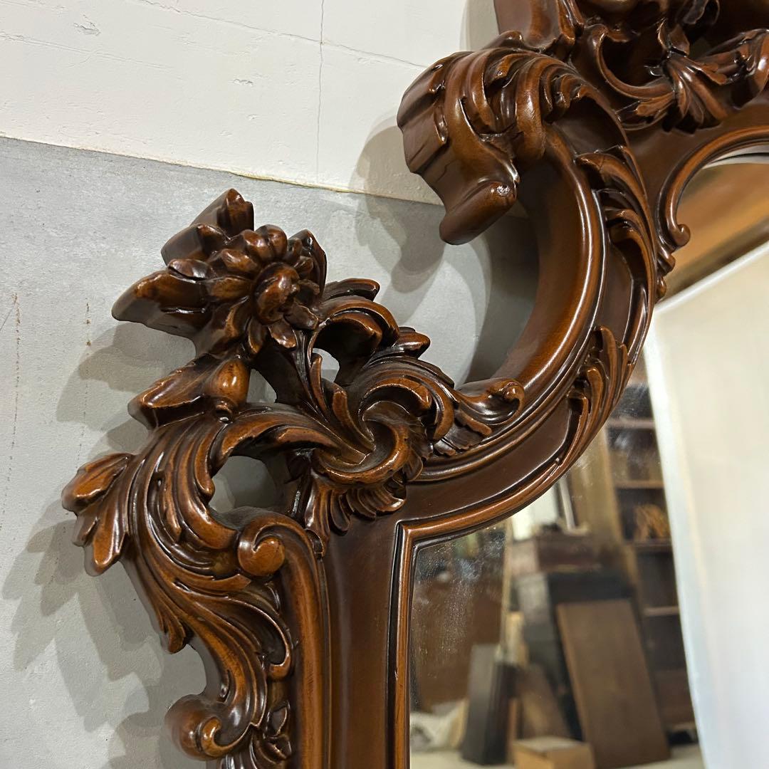 イタリア 大型 ミラードレッサー 壁掛け鏡 大きい