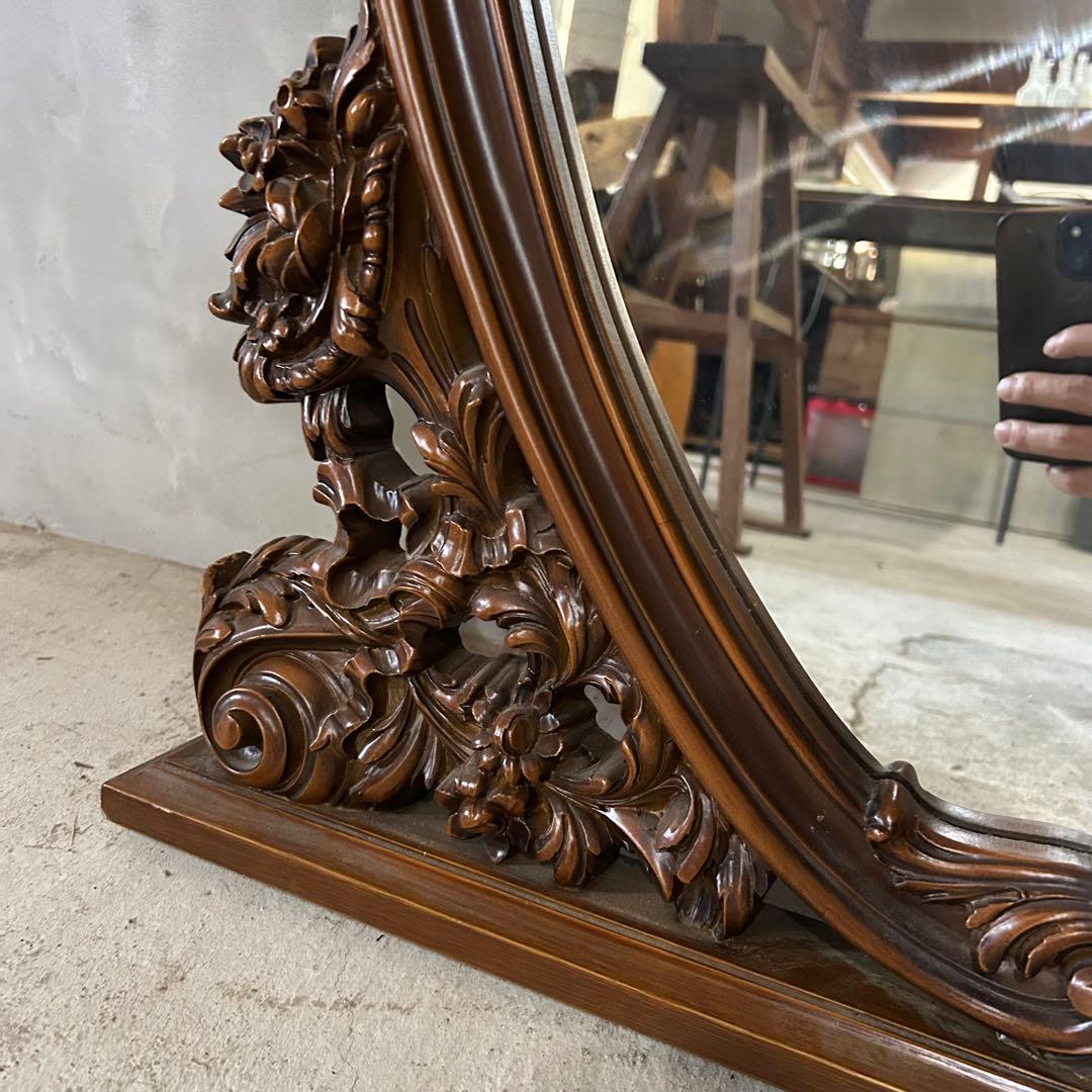 イタリア 大型 ミラードレッサー 壁掛け鏡 大きい