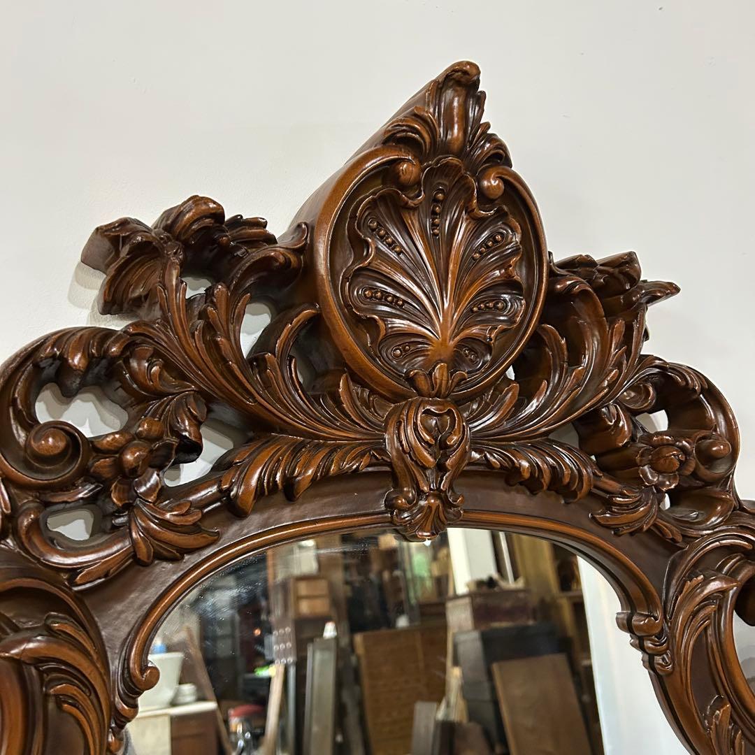 イタリア 大型 ミラードレッサー 壁掛け鏡 大きい