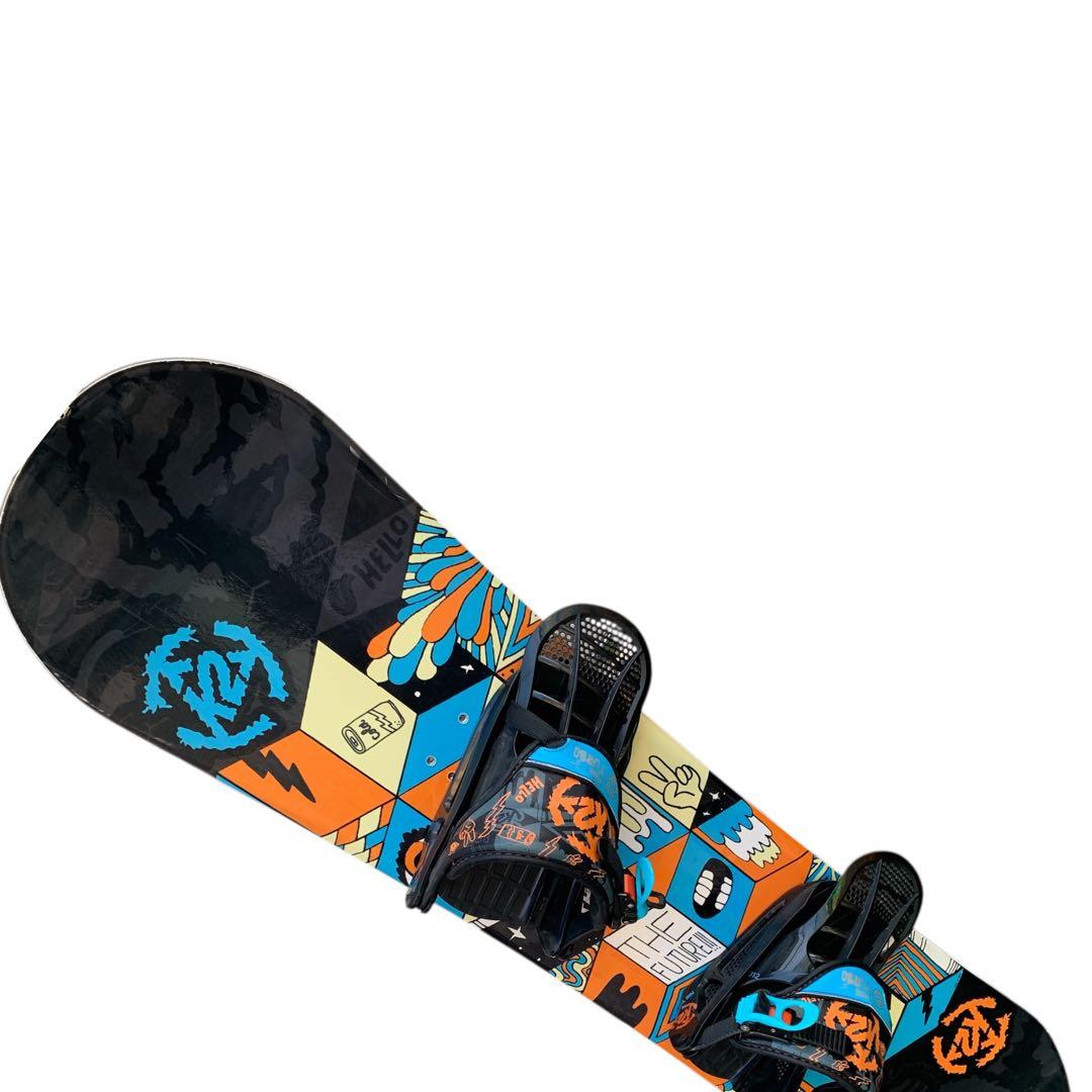 K2 Mini Turbo スノーボードビンディングサロモンブーツセット