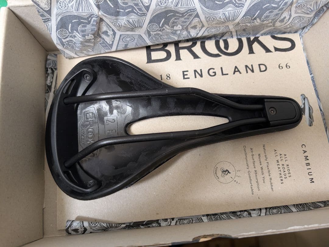 BROOKS Cambium all weather C15 ブラックサドル
