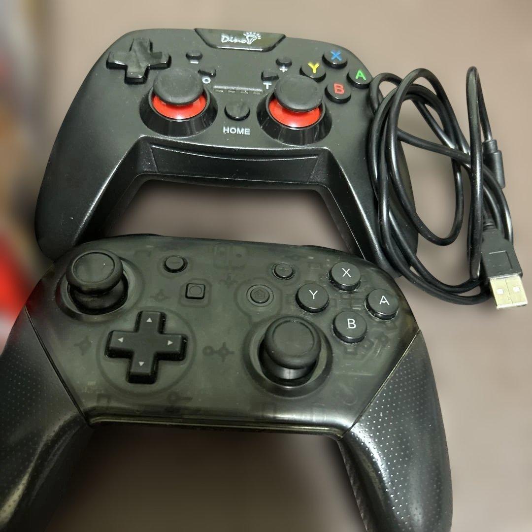 Nintendo Switch 本体　プロコン2台、箱付き