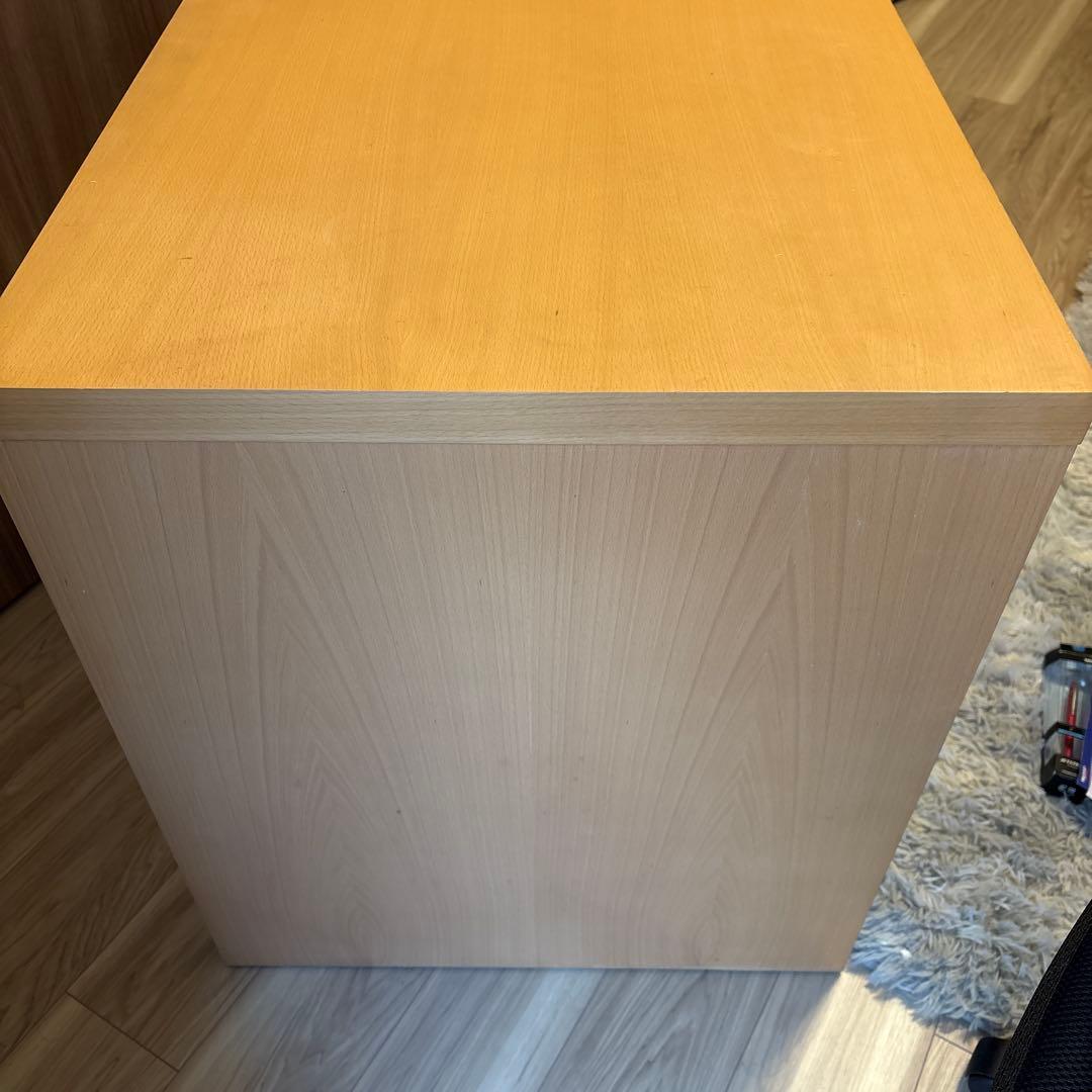 無印良品　天然ブナ材デスク　幅112cm