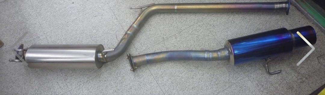 美品 シビック タイプＲ FD2 アミューズ フルチタン マフラー 車検対応