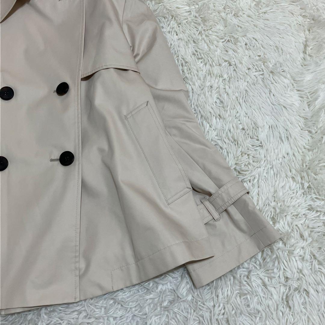 新品 23区　コットンポリエステルギャバジントレンチコート ３８