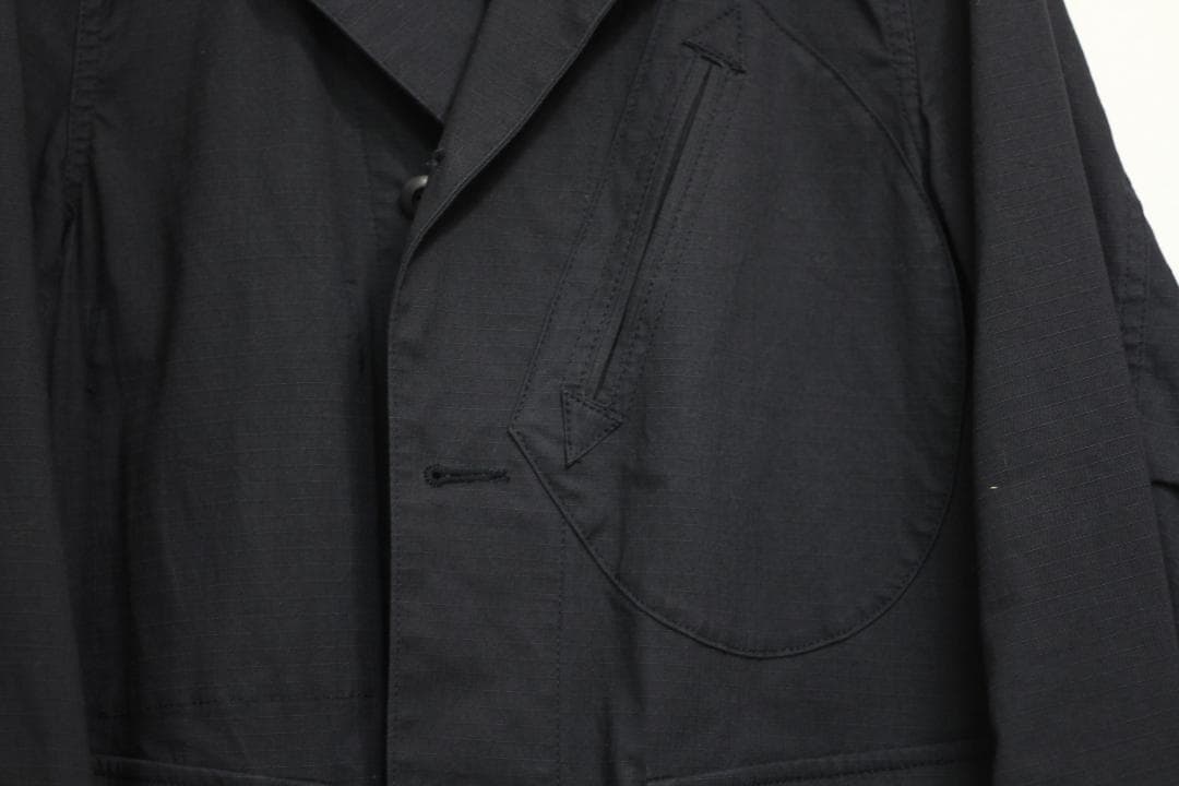 【良品/レア】SUN/kakke ファー付 ミリタリー ジャケット RIP S