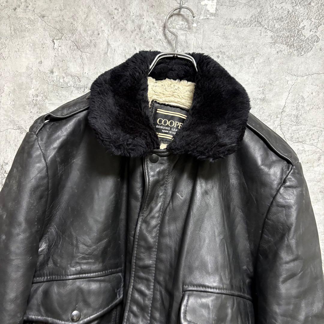 COOPER クーパー　レザージャケット　A-2 G-1 本革　IDEAL L