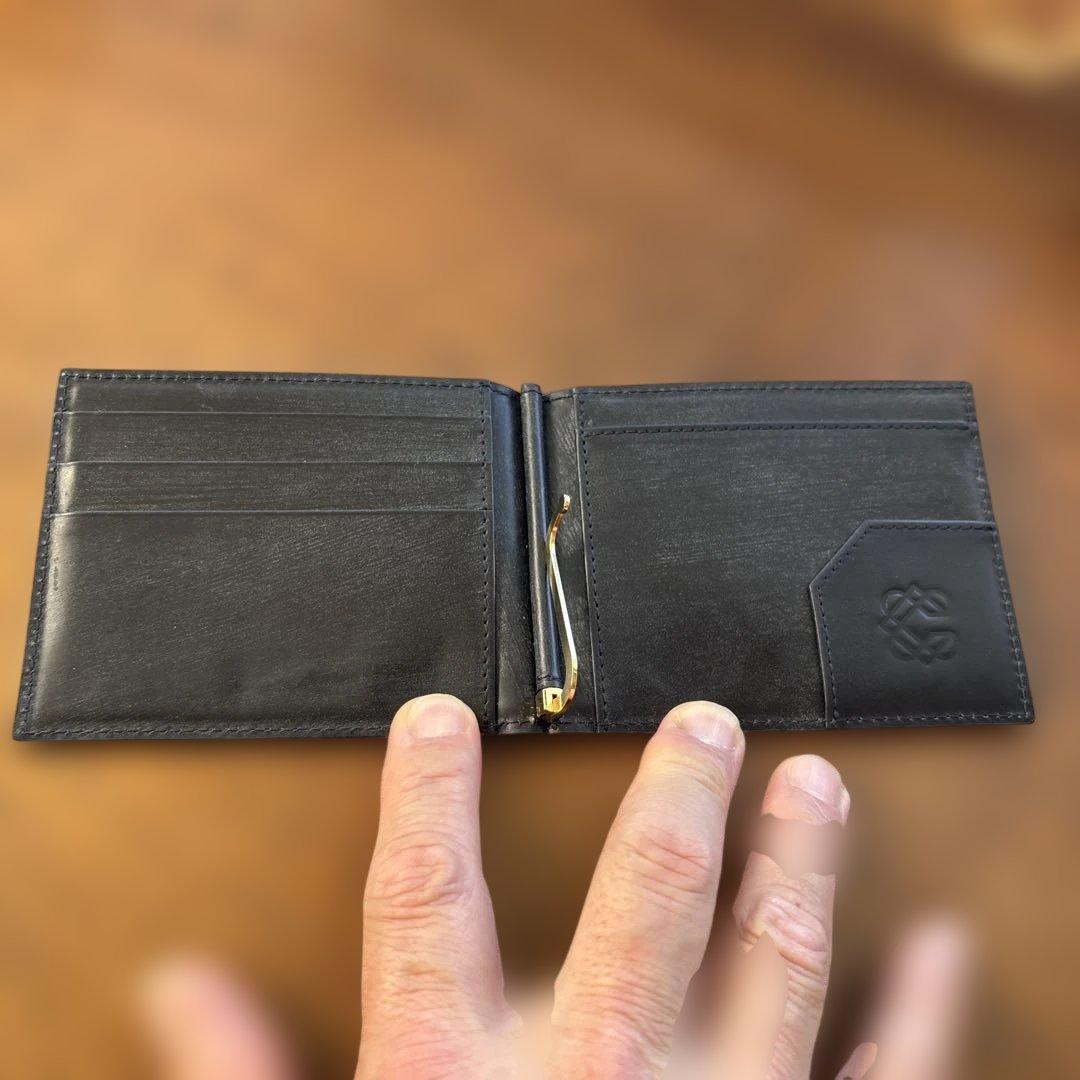 処分特価❗️クラフスト　CRAFTSTO シェルコードバン マネークリップ