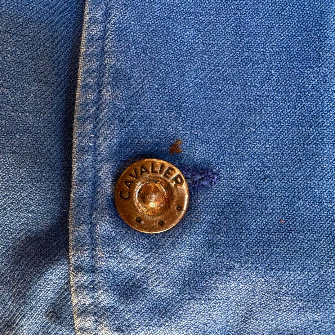 40s〜50s ヴィンテージ フレンチ ワークジャケット パッチワーク 古着