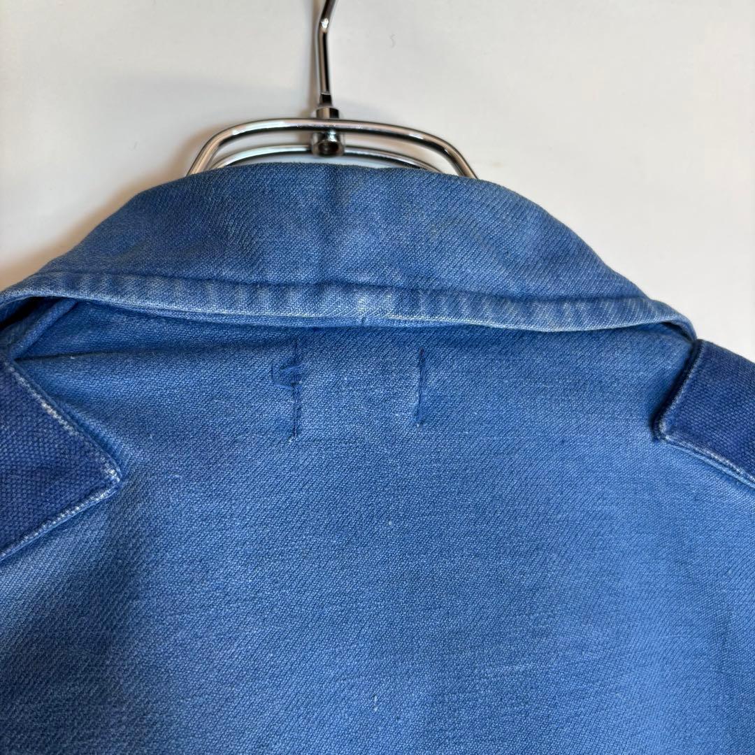 40s〜50s ヴィンテージ フレンチ ワークジャケット パッチワーク 古着