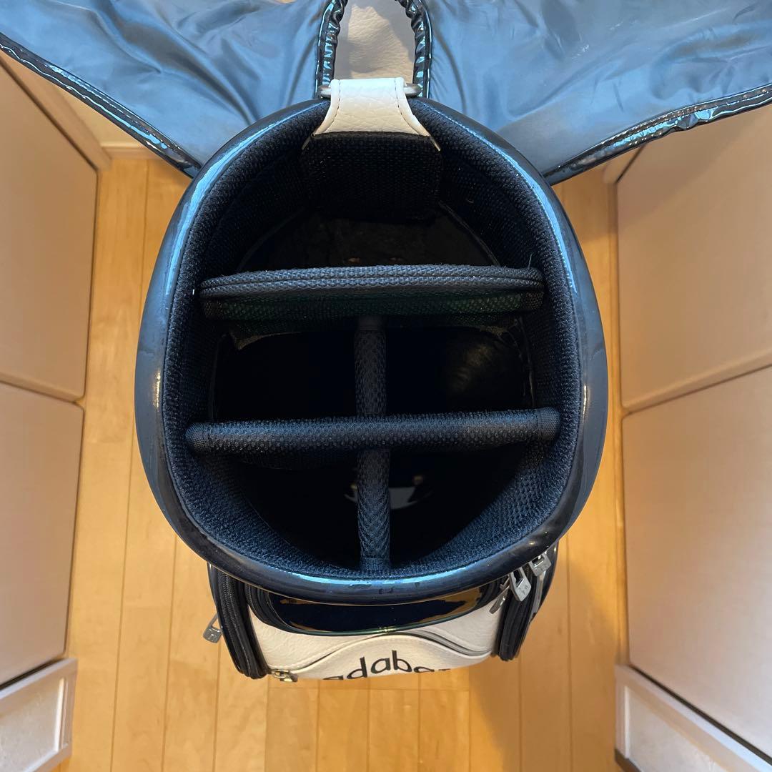 adabat キャディバッグ ホワイト×グリーン