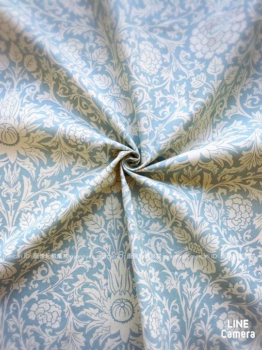 y*o様 liberty リバティー ウィリアムモリス ブルー マルチカバー サ